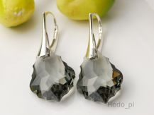 KOLCZYKI DUŻY BAROK BLACK DIAMOND