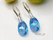 KOLCZYKI MAŁE MIGDAŁY AQUAMARINE AB limited