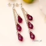 TRZY KROPLE AMETHYST NA ŁAŃCUSZKU - 3