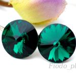 RIVOLI NA ZAPIĘCIACH ANGIELSKICH EMERALD SWAROVSKI NOWOŚĆ - 3
