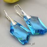 KOLCZYKI DE ART AQUAMARINE DUŻE 24MM - 3