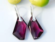 DUŻY DE ART AMETHYST 24 MM KOLCZYKI