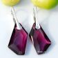 DUŻY DE ART AMETHYST 24 MM KOLCZYKI