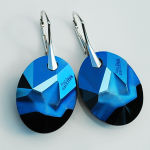 Jean Paul Gaultier for Swarovski KOLCZYKI W GRANACIE - 2