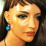Jean Paul Gaultier for Swarovski KOLCZYKI W GRANACIE - 9