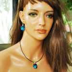 Jean Paul Gaultier for Swarovski KOLCZYKI W GRANACIE - 11