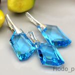 KOMPLET DUŻY DE ART AQUAMARINE 24mm - 2