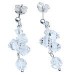 KOLCZYKI SZTYFTY BICONE CRYSTAL SWAROVSKI CRYSTALS - 2