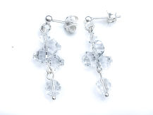 KOLCZYKI SZTYFTY BICONE CRYSTAL SWAROVSKI CRYSTALS