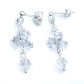 KOLCZYKI SZTYFTY BICONE CRYSTAL SWAROVSKI CRYSTALS