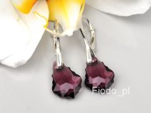 UROCZE KOLCZYKI BAROK AMETHYST