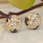 SZTYFTY DUŻE 1,0 CM CRYSTAL AB I JET HEM WYSPRZEDAŻ - 2