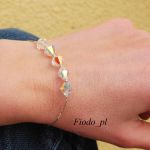 FANTAZYJNA BRANSOLETKA CRYSTAL AB - 2