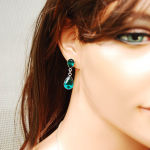 MIGDAŁ W SREBRNEJ OPRAWIE EMERALD ZIELEŃ - 4