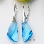 KOLCZYKI WING AQUAMARINE - 2