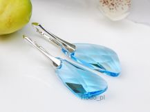 KOLCZYKI WING AQUAMARINE