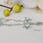 BRANSOLETKA Z ROZGWIAZDKAMI CRYSTAL AB - 4