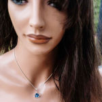 KOSTKA W SREBRZE 8MM AQUAMARINE - 6