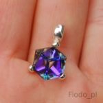 KOSTKA W SREBRZE 8 MM HELIOTROPE - 3