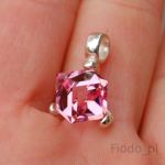 KOSTKA W SREBRZE 8 MM LIGHT ROSE - 2