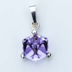 KOSTKA W SREBRZE 8 MM VIOLET - 3