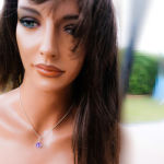 KOSTKA W SREBRZE 8 MM VIOLET - 6
