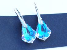BAROK OPALIZUJĄCE BLUE OZDOBNE KOLCZYKI