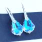 BAROK OPALIZUJĄCE BLUE OZDOBNE KOLCZYKI