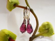 KOLCZYKI KROPLA AMETHYST 15 MM