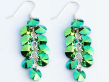 SWAROVSKI GRONKA Z DYSKÓW scarabeuss green