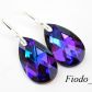 MIGDAŁ HELIOTROPE 22MM FIOLET I SZAFIR
