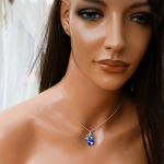 Wisiorek Rivoli w szarości i kolorach stali Swarovski kryształ - 5