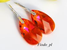 KOLCZYKI MIGDAŁY ASTRAL PINK 22 MM