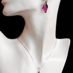 ELEGANCKI KOMPLET DE ART PIEKNY AMETHYST - 2