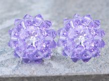 RIVOLI KOLCZYKI VIOLET JAK Z KORONKI