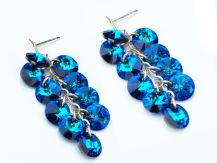 SWAROVSKI GRONKA Z DYSKÓW BERMUDA BLUE SATELITKI