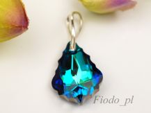 DUŻY WISIOREK BAROK BERMUDA BLUE 22 MM
