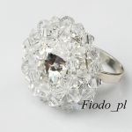 PIERŚCIONEK RIVOLI CRYSTAL W OPRAWIE - 2