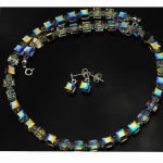 KOLIA Z MAŁYCH KOSTECZEK 6 MM SWAROVSKI DE LUX - 2