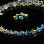 KOLIA Z MAŁYCH KOSTECZEK 6 MM SWAROVSKI DE LUX - 3