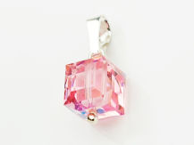 Delikatny wisiorek light rose 8 mm orginalny kryształ