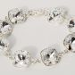 BRANSOLETKA Z KRYSZTAŁAMI  SWAROVSKI KWADRATY
