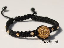 BRANSOLETKA SHAMBALLA GOLDEN Z DIAMENCIKAMI