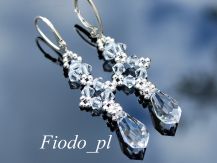 PLECIONE KOLCZYKI KROPLA CRYSTAL