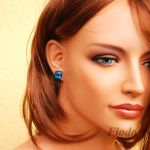 SZTYFTY ASYMMETRIC SQUARE BERMUDA BLUE - 4