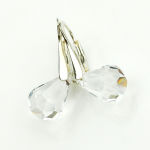 Kolczyki krople stożek 14 mm crystal delikatne - 2