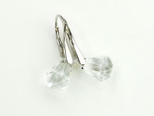 Kolczyki krople stożek 14 mm crystal delikatne