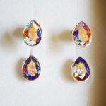 SWAROVSKI ORGINALNY MIGDAŁ NAUSZNICA OPALIZUJĄCY - 4