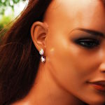 SWAROVSKI ORGINALNY MIGDAŁ NAUSZNICA OPALIZUJĄCY - 9