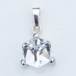 KOSTKA W SREBRZE 8MM CRYSTAL - 3